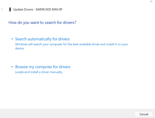 Search drivers