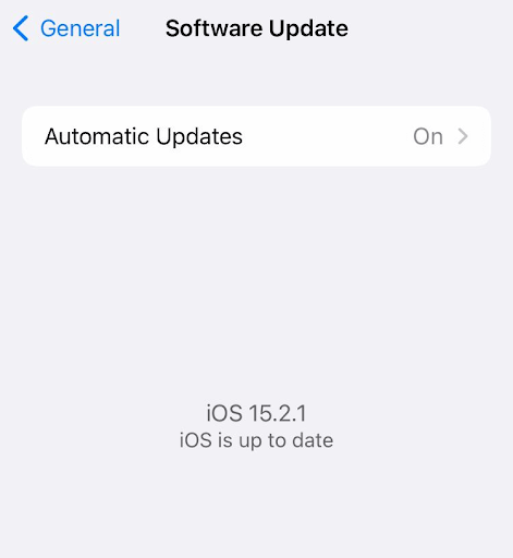 Software Update