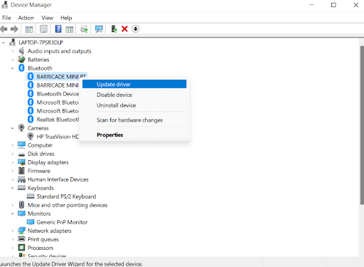Update windows driver