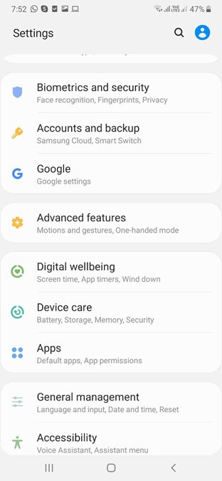 Apps Settings