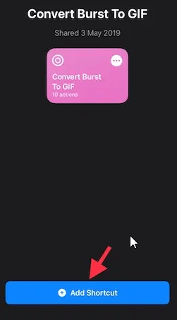 Convert Burst to GIF
