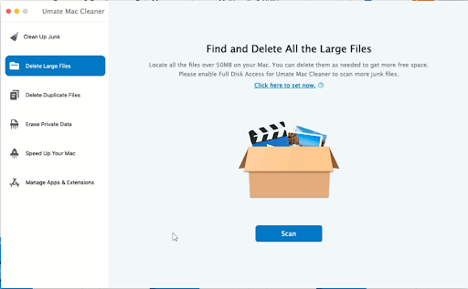 Delete large file