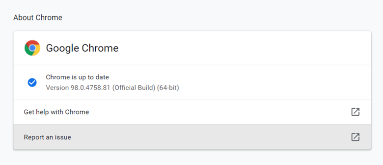 Google Chrome Setting