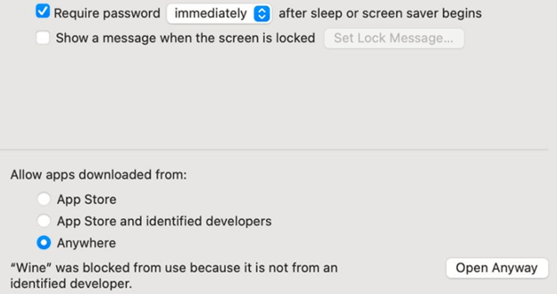 Lack of Proper Driver