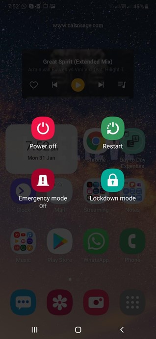 Restart Android Phone