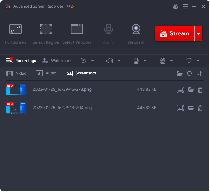 Screenshots