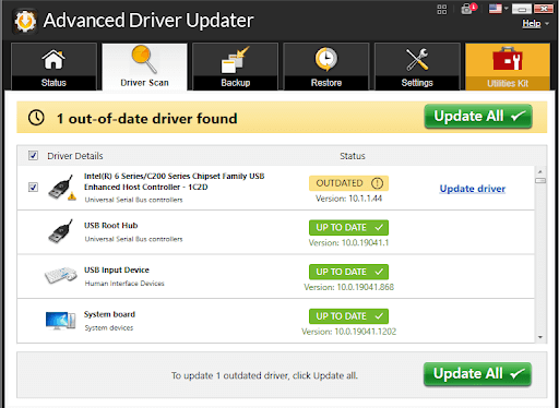 Update driver