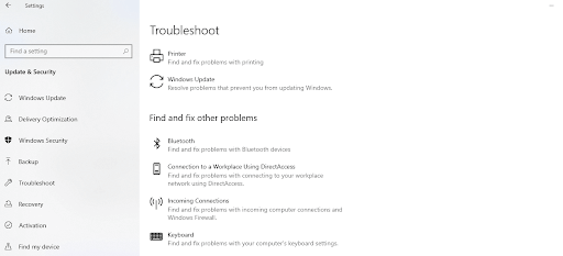 troubleshooter