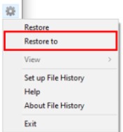 restore it