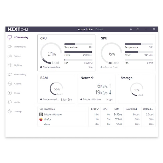 NZXT CAM