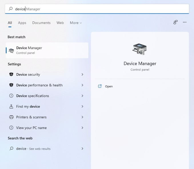 device manager
