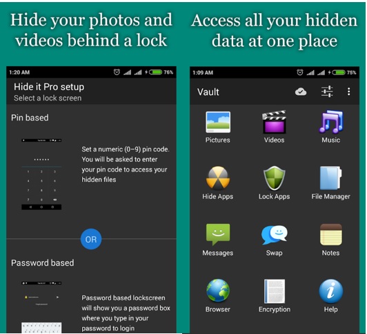 Hide Photos, Video-Hide it Pro