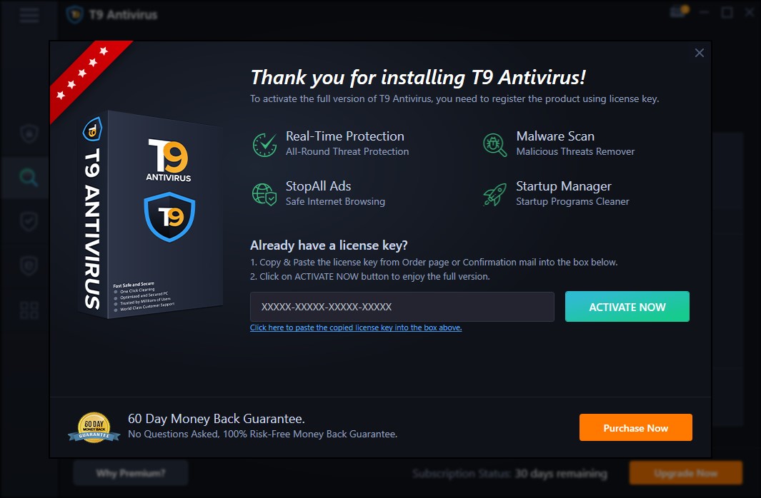 thans to install t9