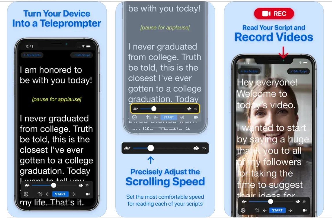 10 Best Teleprompter Apps For iPhone & iPad