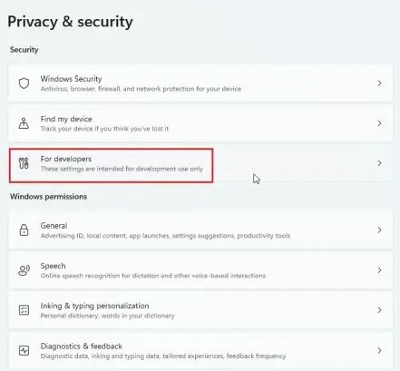 privacy & security