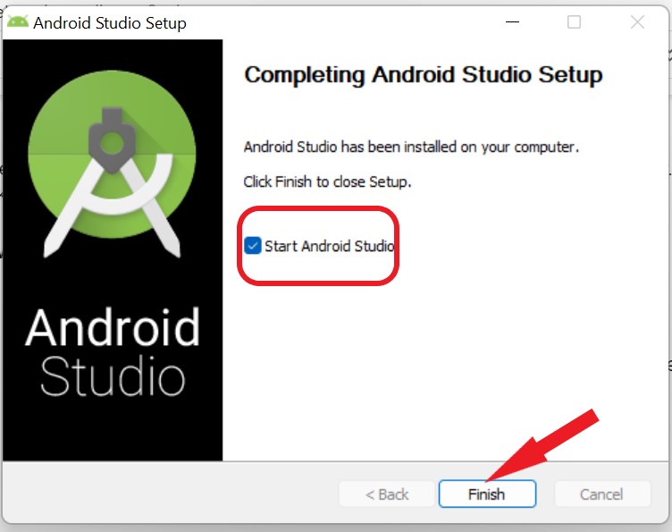 start android studio