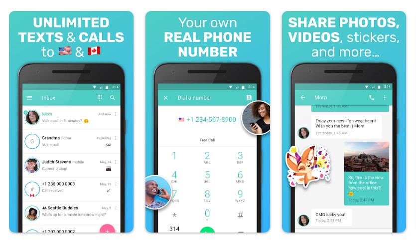 Free Tone Calls & Texting