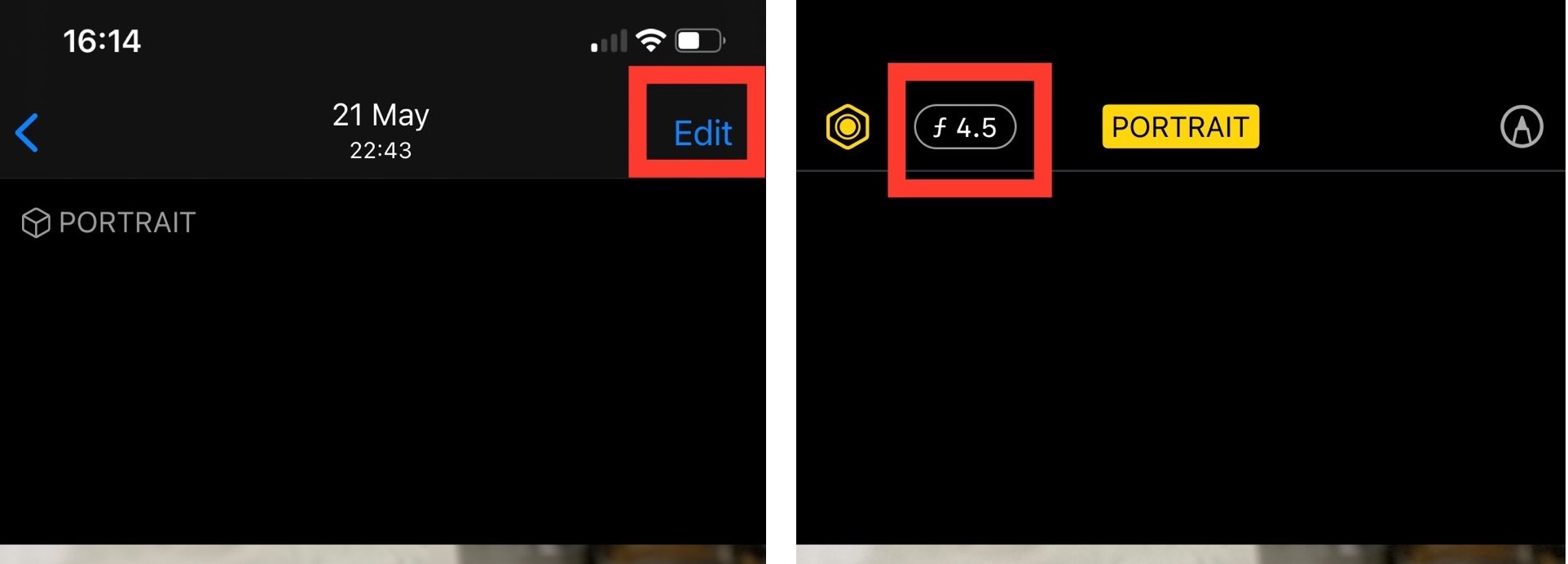 built-in Photo Editing Mode