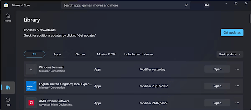 Refresh The Camera App