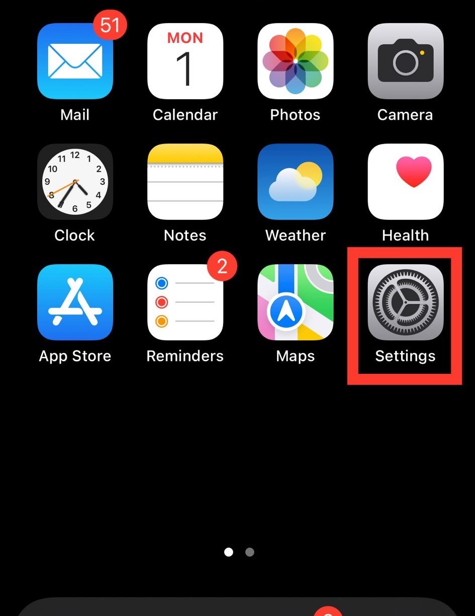 ios setting