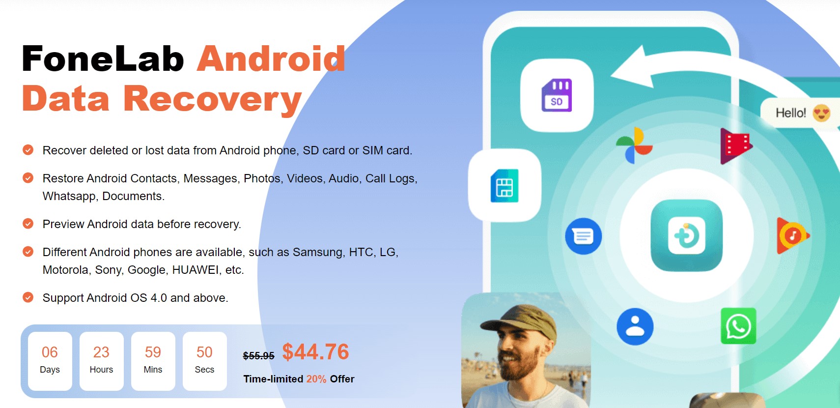 FoneLab Android Data recovery