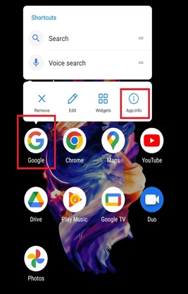 Uninstall Recent Google App Updates