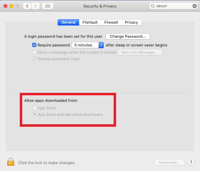 allow app to download