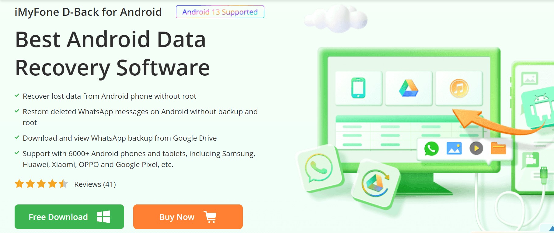 iMyFone D-Back Android Data Recovery