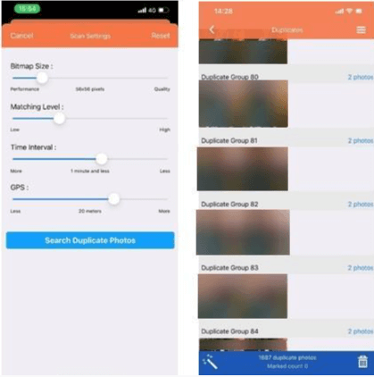Remove duplicate photo