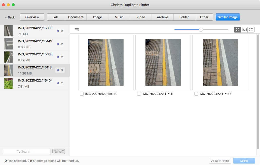 Clean duplicate file