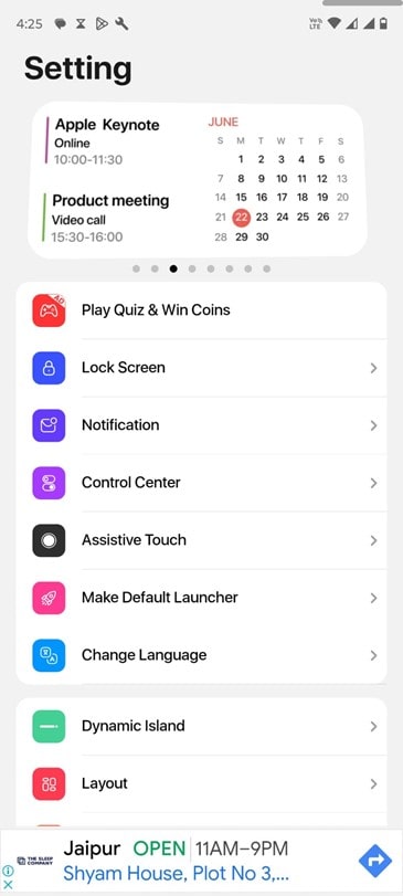 Launcher iOS 16