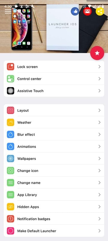 Launcher iOS 18