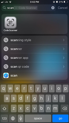 QR scanner