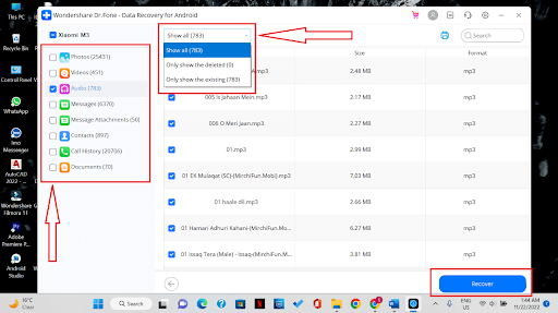 Restore voicemail