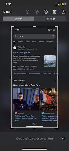 Scrolling Screenshot