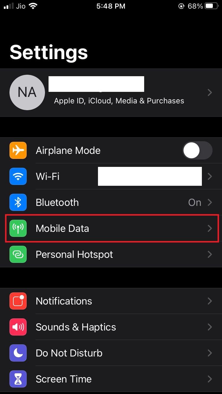 Mobile data