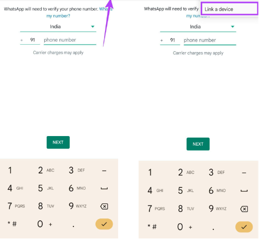 Same whatsapp account