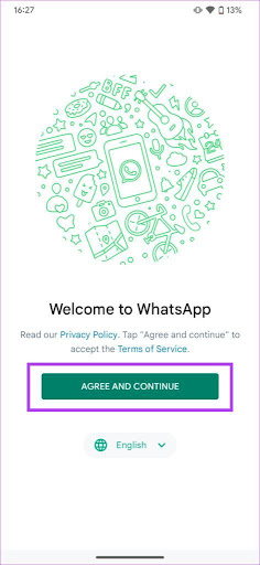 Set up WhatsApp