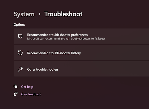 Troubleshoot