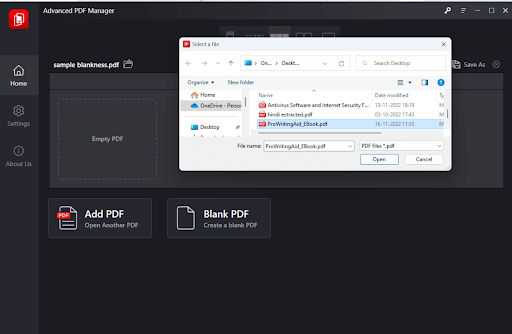 advanced pdf manager