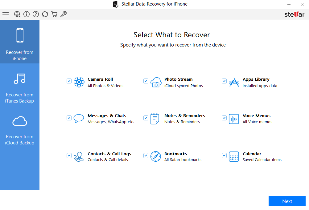 recover from iphone