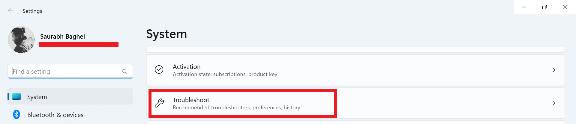 Run Keyboard Troubleshooter
