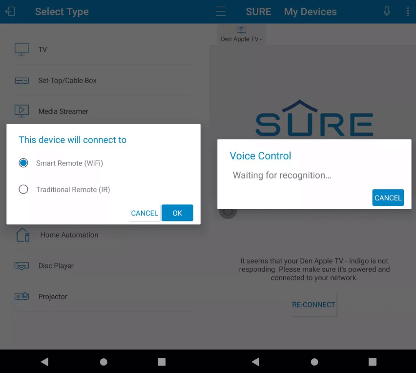 SURE – Smart Home and TV Unive
