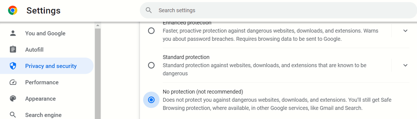 Privacy and security