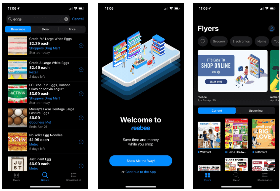 Reebee Flyer & Shopping List