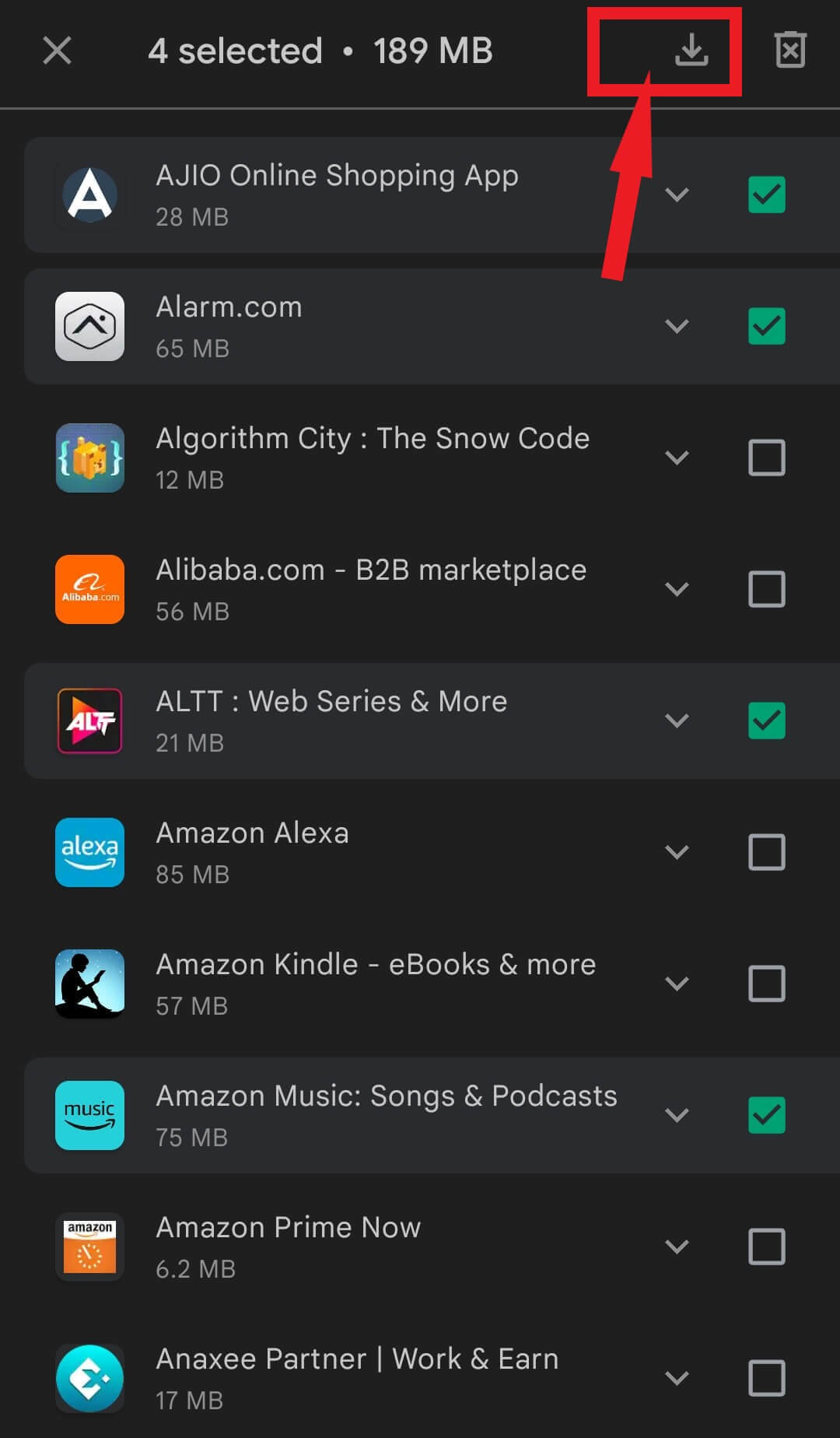 How to restore deleted apps on android