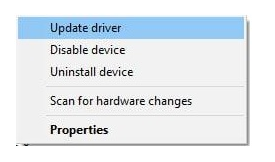 Update driver