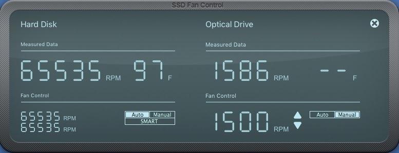 SSD Fan Control