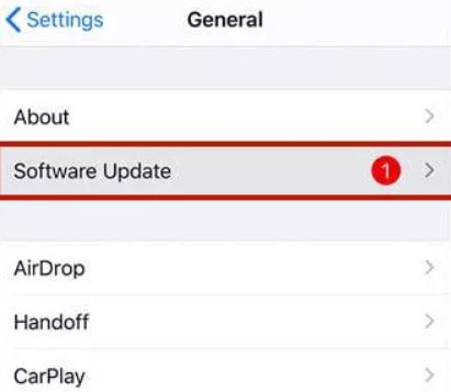 Software Update