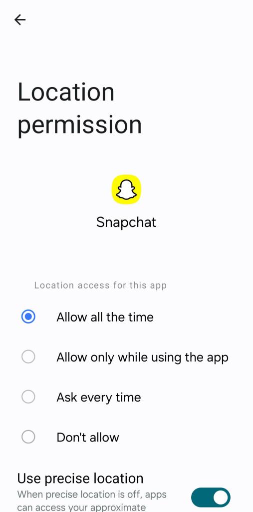 Allow all the time option